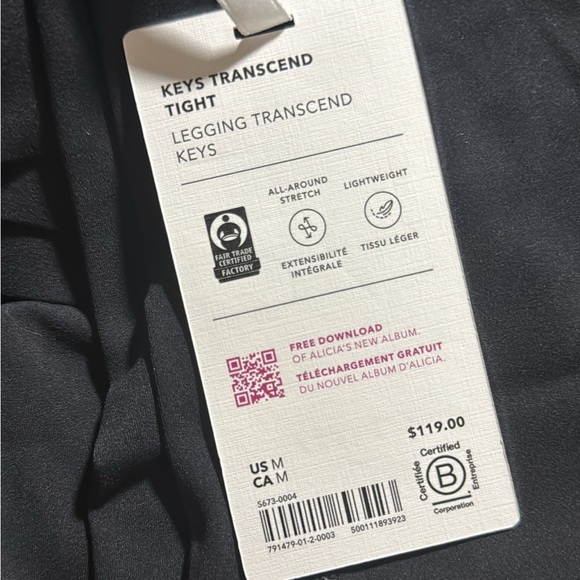 Athleta Keys Transcend Tight // Black - Picture 7 of 7